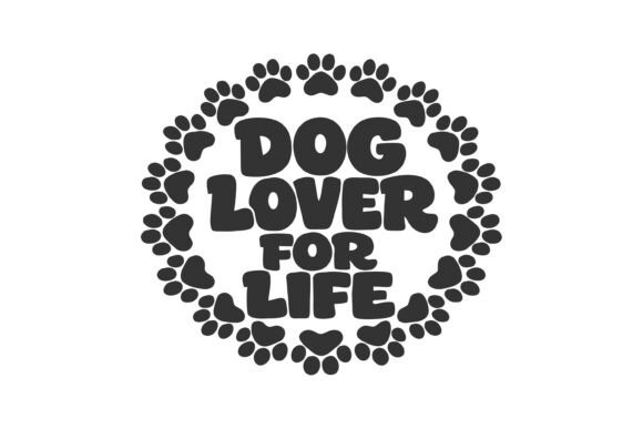 A Black Text Graphic with Dog Lover: More Than Just a Font