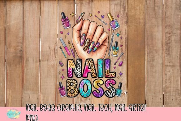 Elevate Your Brand with the Nail Boss Graphic