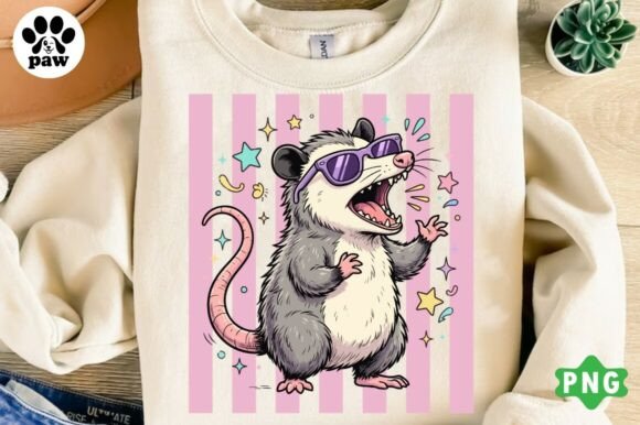Embrace Quirky Charm: The Funny Possum PNG Graphic