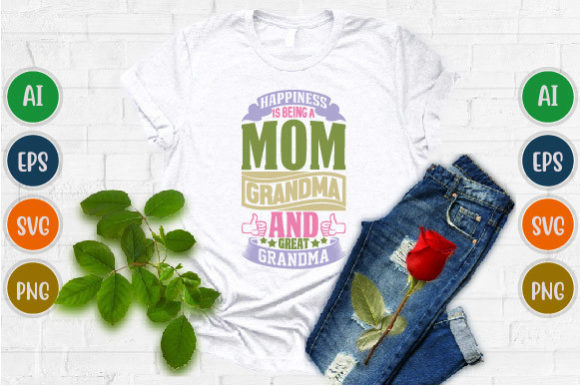 Great Grandma, Mom Lover Graphic: Celebrating Generational Love in Design