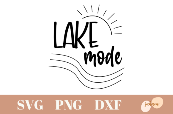 Lake Mode Summer Design: A Perfect Graphic for Your Projects