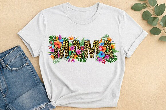 Leopard Floral Mama Tropical Graphic Tee: A Designer's Guide